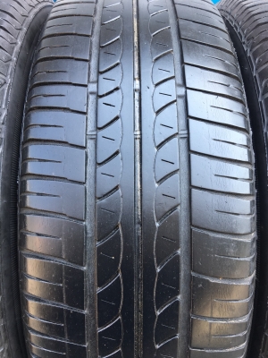 ล้อแม็ก Toyota Vios รุ่น12ก้าน ขอบ 15 พร้อมยาง 185-60-15 Bridgestone ปี 14