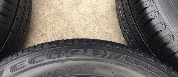ยางป้ายแดง Bridgestone 185-55-16 ปี 18 ดอกเต็มๆ ตุ่มเด้ง เส้นสีชัด ยางป้ายแดง Bridgestone 185-55-16 ปี 18 ดอกเต็มๆ ตุ่มเด้ง เส้นสีชัด