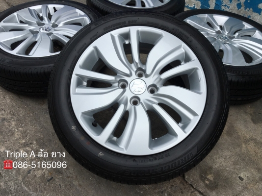 ล้อแม็กป้ายแดง Suzuki Swift 2018 ขอบ16 รุ่นใหม่ล่าสุด พร้อมยางป้ายแดง Bridgestone 185-55-16 ปี 18 แม็กสวยกริ๊บ ตุ่มยางเด้ง เส้นสีชัด