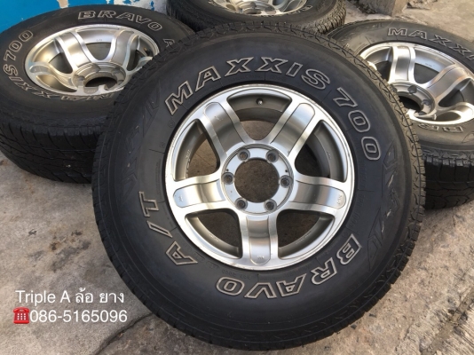 ล้อแม็ก 6รู139 JRD JAPAN ขอบ 15 พร้อมยาง Maxxis 31-10.50-15 ปลายปี 14