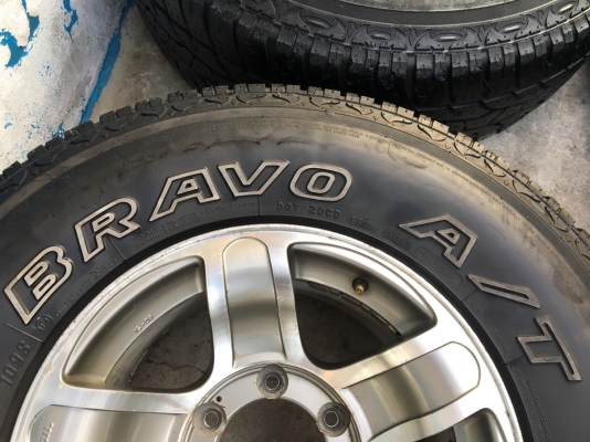 ล้อแม็ก 6รู139 JRD JAPAN ขอบ 15 พร้อมยาง Maxxis 31-10.50-15 ปลายปี 14