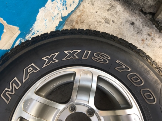 ล้อแม็ก 6รู139 JRD JAPAN ขอบ 15 พร้อมยาง Maxxis 31-10.50-15 ปลายปี 14