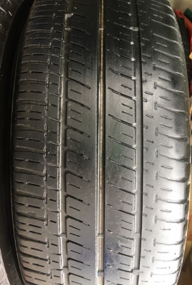 ล้อแม็ก 5รู114 Honda CR-V ขอบ 17 พร้อมยาง Bridgestone 225-65-17 ปลายปี 15 สภาพดี