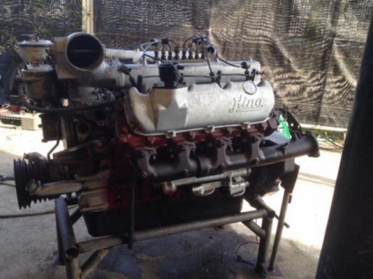 ขายเครื่อง hino ef550 v8 300