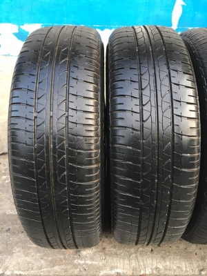 ล้อแม็ก 4รู114 Honda Accord ตาเพชร ขอบ 15 พร้อมยาง 185-65-15 Bridgestone ปี 13