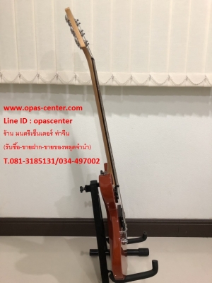กีต้าร์ไฟฟ้า Washburn ทรง Lespual สีน้ำตาล มือสอง สภาพใหม่ มีกระเป๋าหนา