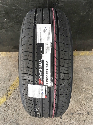 YOKOHAMA BlueEarth E70BZ 215/55R17 ราคาเส้นละ 3,900 บาท