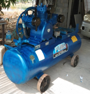ขายปั๊มลม puma ขนาด10HP 3หัว 315ลิตรสวยครับ
