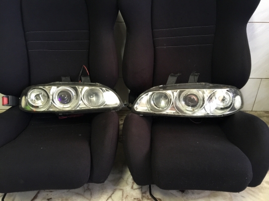 ขายไฟหน้าแต่งรถ HONDA  รุ่น CIVIC 4 ประตูวงแหวน2ชั้น