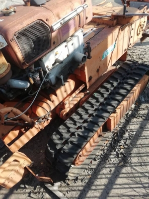 รถขุดร่อง ล้อเเท็ค เก่าญี่ปุ่น เครื่องดีเซล
