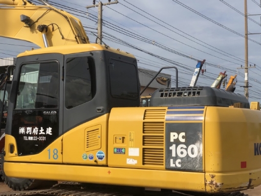ขายรถขุด KOMATSU PC160-7 นำเข้าเองจากญี่ปุ่น สภาพสวยพร้อมใช้ มีVDOการทำงานครับ