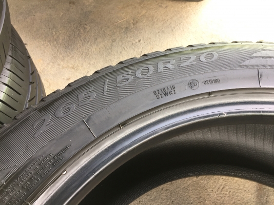 ยาง Goodyear 265-50-20 ปี 16 ครบชุด 4 เส้น 3300 สวยๆไม่บวมไม่กินข้างดอกยางเหลือเยอะเอาไปวิ่งกันใด้อี