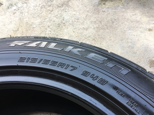 ยาง FALKEN 215-55-17 ปี 15 2 เส้น 1500 ไม่มีปะไม่บวมไม่กินข้างดอกยางเหลือเยอะเอาไปวิ่งกันใด้อีกยาวค่ ยาง FALKEN 215-55-17 ปี 15 2 เส้น 1500 ไม่มีปะไม่บวมไม่กินข้างดอกยางเหลือเยอะเอาไปวิ่งกันใด้อีกยาวค่