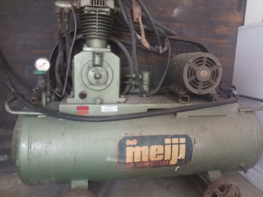 ต่อรองได้  ปั้มลมมือเดียว อุปกรณ์เหมือนออกห้างญี่ปุ่น โรงงานผลิตเสื้อแบรนด์ห้าง ใช้งานไม่หนัก