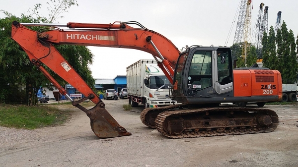 ขาย 999,999 แม็คโคร HITACHI zx 200-3 เล่มทะเบียน ไฟฟ้าครบ หน้าจอลาย เครื่องดี ปั้มแรง เอวแน่น ช่วงล่างแน่น โซ่ปานกลาง รอนเลอร์ดี  รถอยู่ กทม. 064-191-1112