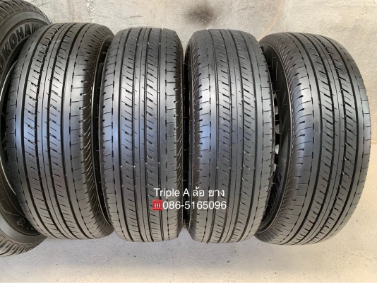 ยางป้ายแดง 215-65-16 Bridgestone ปี 18 ดอกเต็มๆ มีตุ่มทุกเส้น