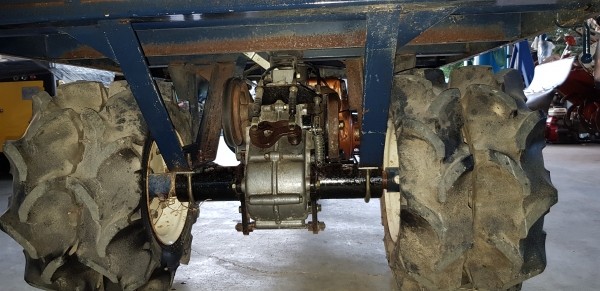 3 ล้อเดินตาม กะบะกว้าง .90 x 1.65  พร้อมใช้งาน