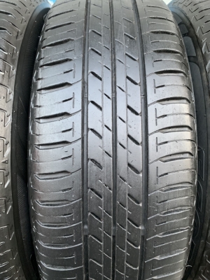 ล้อแม็ก Nissan March ขอบ 15 สีเทากัน พร้อมยาง 185-60-15 Bridgestone ปี 17 สภาพสวย ดอกยางหนาปึก