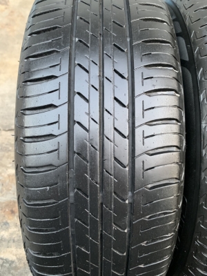 ล้อแม็ก Nissan March ขอบ 15 สีเทากัน พร้อมยาง 185-60-15 Bridgestone ปี 17 สภาพสวย ดอกยางหนาปึก