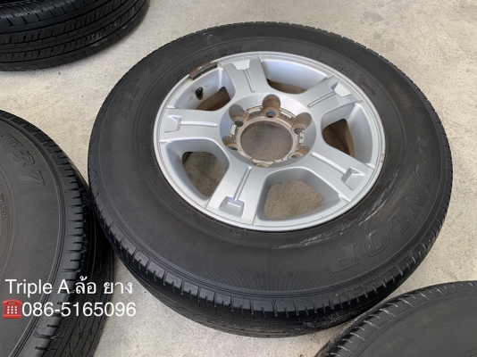 ล้อแม็ก Chevrolet 6รู139 ขอบ 15 พร้อมยาง 215-70-15 Dunlop ปลายปี 14