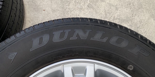 ล้อแม็ก Chevrolet 6รู139 ขอบ 15 พร้อมยาง 215-70-15 Dunlop ปลายปี 14