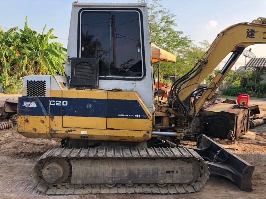 Komatsu Pc20 รุ่น6 เครื่องแรง แถมสาลี่ลาก
