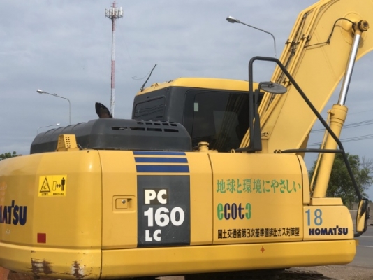 ขายรถขุด KOMATSU PC160-7 นำเข้าเองจากญี่ปุ่น สภาพสวยพร้อมใช้ มีVDOการทำงานครับ