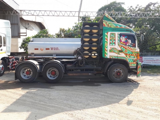 HINO s 500 FM2P 360 HP CNG แท้ห้าง ปี 55 รถเดิมๆเครื่องดี หัวบาง มีระบบปั้มทั้งชุดใช้ต่อกับหางดั้มเซมิได้เลย ยางด้อย ทะเบียนพร้อม