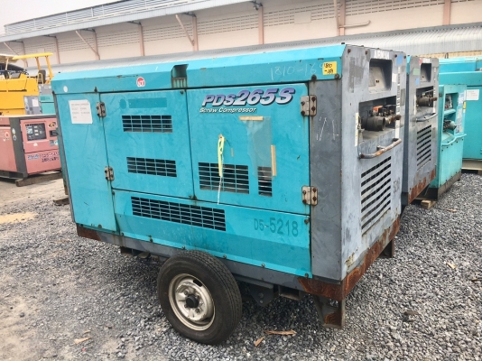 AIRMAN PDS265S-4B1 : 265CFM  7บาร์ เครื่องปั๊มลม นำเข้าจากญี่ปุ่น โทร. 080-6565422 (หนิง)