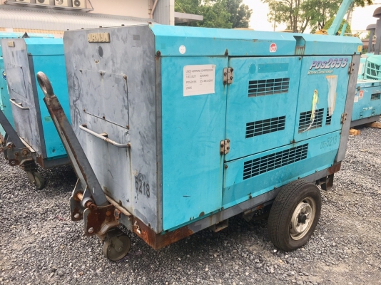 AIRMAN PDS265S-4B1 : 265CFM  7บาร์ เครื่องปั๊มลม นำเข้าจากญี่ปุ่น โทร. 080-6565422 (หนิง)