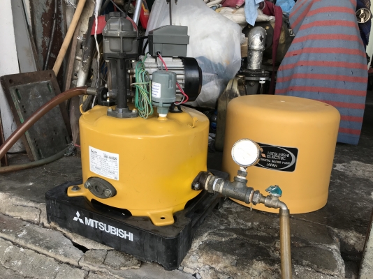 ขายปั้มน้ำอัตโนมัติ Mitsubishi 100W สภาพสวย หมุนนิ่ม ตรวจเช็คแรงดันเรียบร้อย ไม่มีรั่วซึม พร้อมใช้งาน รับประกันคุณภาพ ราคา 1,900 บาทพร้อมส่ง