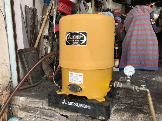 ขายปั้มน้ำอัตโนมัติ Mitsubishi 100W สภาพสวย หมุนนิ่ม ตรวจเช็คแรงดันเรียบร้อย ไม่มีรั่วซึม พร้อมใช้งาน รับประกันคุณภาพ ราคา 1,900 บาทพร้อมส่ง