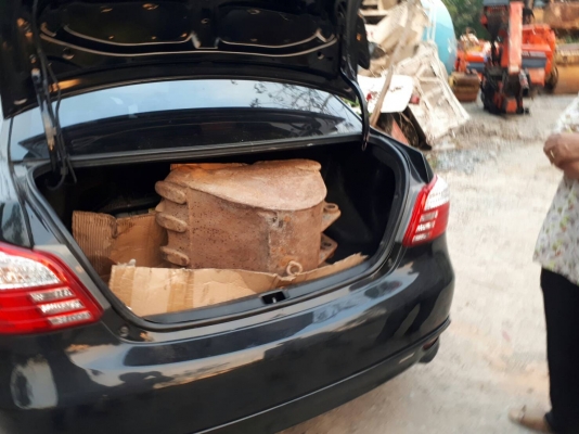 ขอบคุณลูกค้า จากจันทบุรีมากครับ มาอุดหนุน บุ้งกี๋ มือขุด ไปใส่รถขุด แบคโฮ PC 20