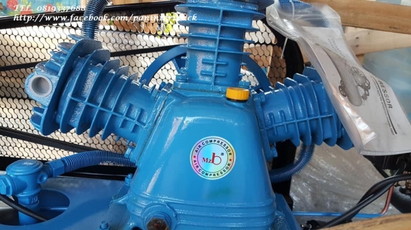 SALE*สินค้าใหม่แกะกล่อง*เครื่องปั๊มลม MZB :M3065-200 /ขนาด200ลิตร /3 สูบ /4HPแรง /220V. /8 BAR (ไฟบ้าน)