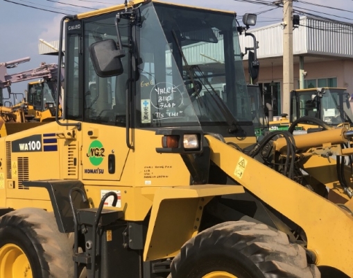 ขายรถตักล้อยาง KOMATSU WA100-5 แขนยาวพิเศษ นำเข้าเองจากญี่ปุ่น สภาพสวยพร้อมใช้ มีVDOการทำงานครับ