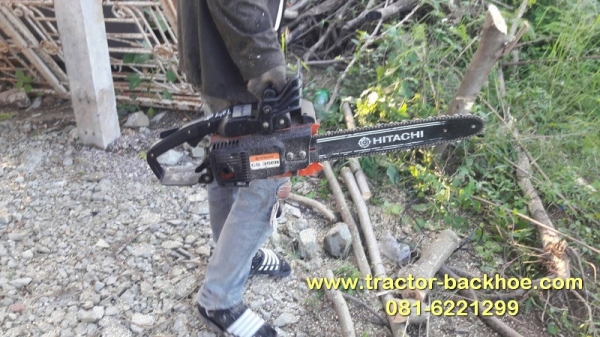 ขาย เลื่อยยนต์ เลื่อยโซ่ ตัดไม้ ยี่ห้อ HITACHI ใช้น้ำมัน เก่าญี่ปุ่น ราคา 4,800 บาท