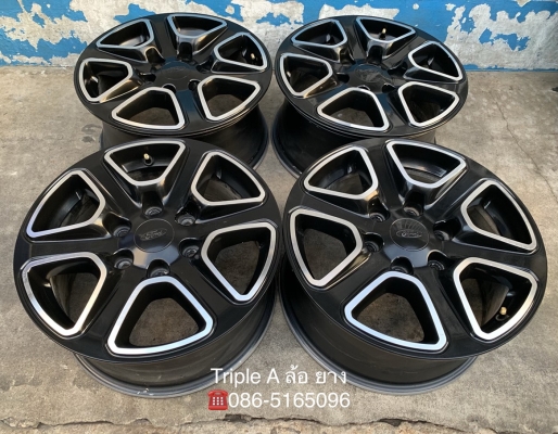 ล้อแม็ก Ford Ranger ขอบ 17 สีดำปัดเงา สภาพดี