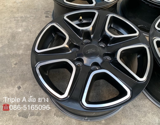 ล้อแม็ก Ford Ranger ขอบ 17 สีดำปัดเงา สภาพดี