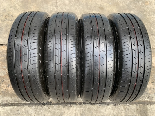 ล้อแม็ก Honda Brio Amaze ขอบ 14 พร้อมยาง 175-65-14 Bridgestone ปี 17 สภาพดี ดอกยางหนาปึก