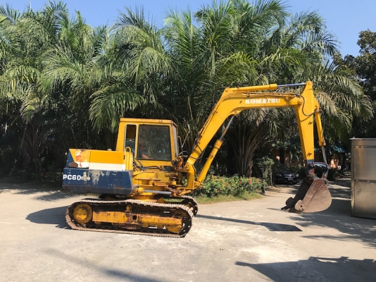 ขายแบคโฮ KOMATSU PC60-5(ปั้มนิ้ว) ครบๆ สวยเดิมจากญี่ปุ่น ทำงานสมบูรณ์ทุกระบบ รับรองไม่ผิดหวัง 385,000 เท่านั้น!!