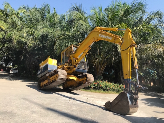 ขายแบคโฮ KOMATSU PC60-5(ปั้มนิ้ว) ครบๆ สวยเดิมจากญี่ปุ่น ทำงานสมบูรณ์ทุกระบบ รับรองไม่ผิดหวัง 385,000 เท่านั้น!!