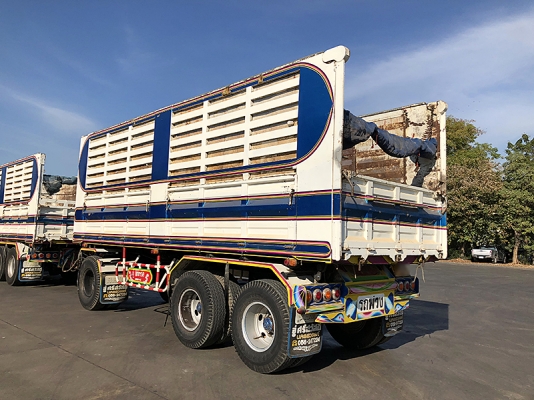 Hino 344 แรง ปี 57 แม่ลูกดัมพ์คอกเกษตรอู่ ซีทีทรัค เครื่อง/เกียร์เดิม ยางดี #ใส่ของได้31ตัน แม่ยาว 6.20 เมตร ลูกยาว 6.80 เมตร ทะเบียนพร้อม