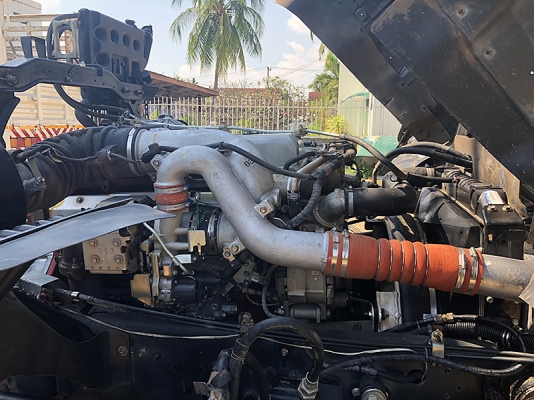 Hino 344 แรง ปี 57 แม่ลูกดัมพ์คอกเกษตรอู่ ซีทีทรัค เครื่อง/เกียร์เดิม ยางดี #ใส่ของได้31ตัน แม่ยาว 6.20 เมตร ลูกยาว 6.80 เมตร ทะเบียนพร้อม