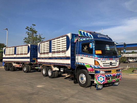 Hino 344 แรง ปี 57 แม่ลูกดัมพ์คอกเกษตรอู่ ซีทีทรัค เครื่อง/เกียร์เดิม ยางดี #ใส่ของได้31ตัน แม่ยาว 6.20 เมตร ลูกยาว 6.80 เมตร ทะเบียนพร้อม