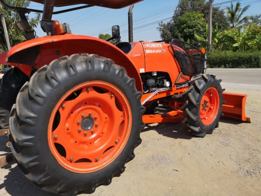 สินค้าเข้าใหม่ M6040su เช็คสภาพพร้อมใช้งาน. ราคา 450000 บาทไทย ใชงาน1700ช.ม. อุปกรณ์ ใบดันหน้า+โรตารี่ พร้อมบริการจัดส่งฟรี สนใจติดต่อที่0906910337 ต้า #ร้านส.เจริญแทรกเตอร์