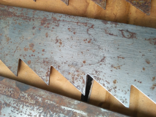 เลื่อยน้ำแข็งมือโบราณ เยอรมัน ตราตา เก่าค้างร้าน ไม่ผ่านการใช้งาน