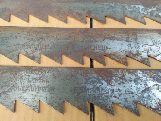 เลื่อยน้ำแข็งมือโบราณ เยอรมัน ตราตา เก่าค้างร้าน ไม่ผ่านการใช้งาน