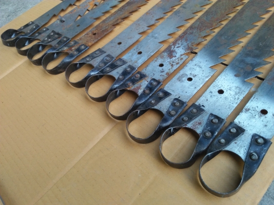 เลื่อยน้ำแข็งมือโบราณ เยอรมัน ตราตา เก่าค้างร้าน ไม่ผ่านการใช้งาน