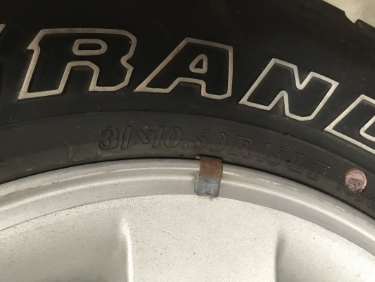 ขายยาง 30x10.50R15 DUNLOP ปี2017 1คู่