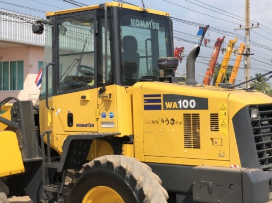 ขายรถตักล้อยาง KOMATSU WA100-6 ปี 2013 รถนอกนำเข้าเองจากญี่ปุ่น สภาพสวยพร้อมใช้ มีVDOการทำงานครับ ขายรถตักล้อยาง KOMATSU WA100-6 ปี 2013 รถนอกนำเข้าเองจากญี่ปุ่น สภาพสวยพร้อมใช้ มีVDOการทำงานครับ